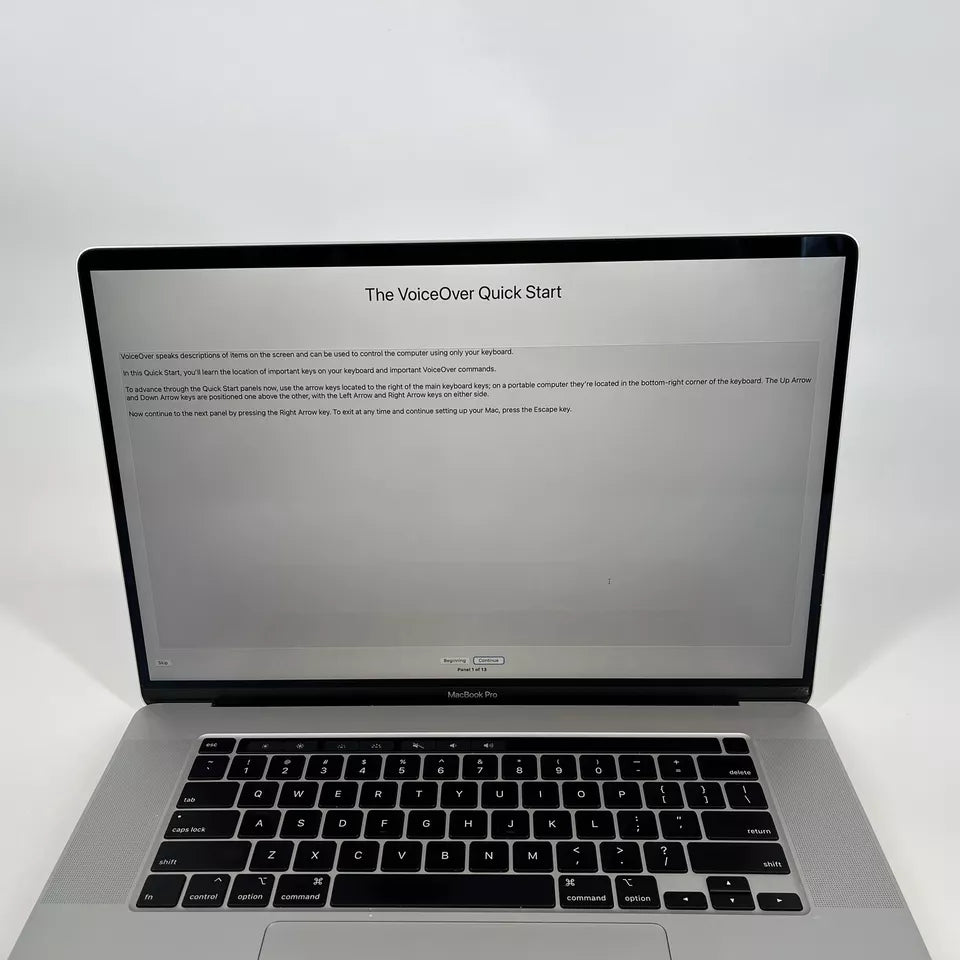 MacBook Pro 16 Touch Bar Plata 2019 