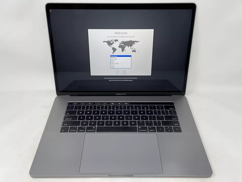 MacBook Pro de 15 pulgadas con barra táctil gris espacial 2017