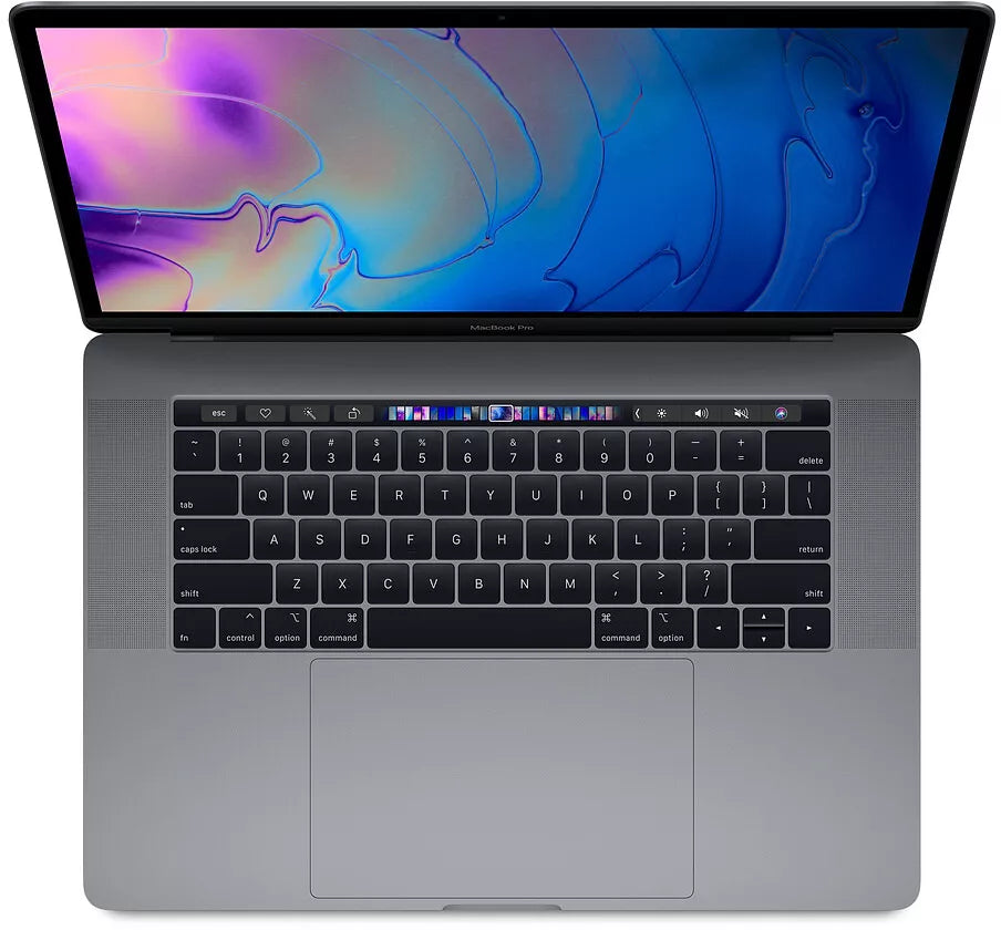 MacBook Pro de 15 pulgadas con barra táctil gris espacial 2018